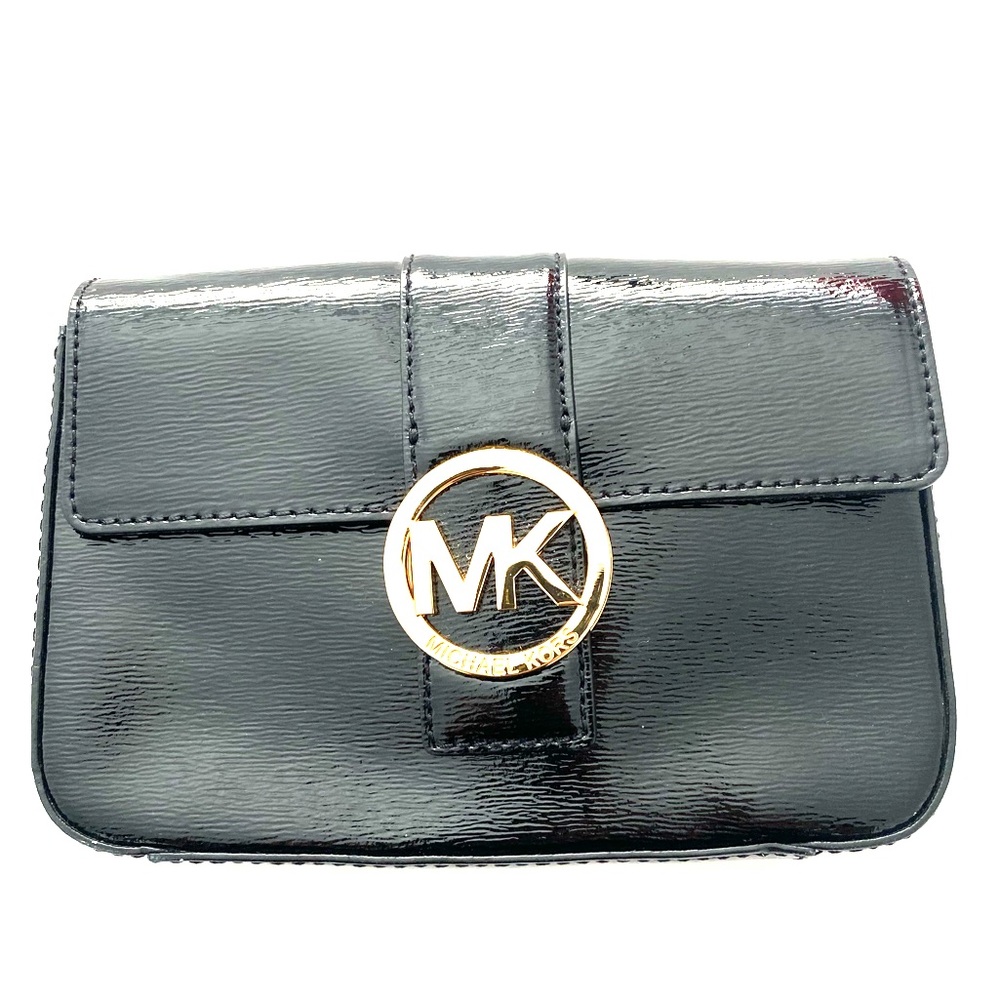 Michael Kors Black Patent Leather Purse